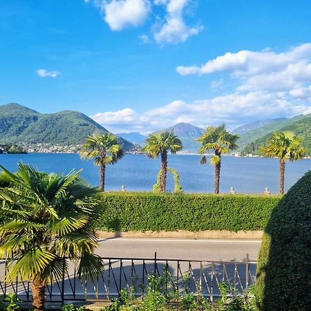Residenza Lago Sereno Porto Ceresio Bagian luar foto